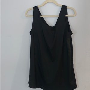 Black open back with tie bow!